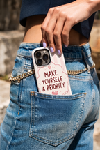 Cloud Skin Case for iPhone 14 to 17 Series| You First Print | Premium 3D Hard Shell Cover 1219 Avenue