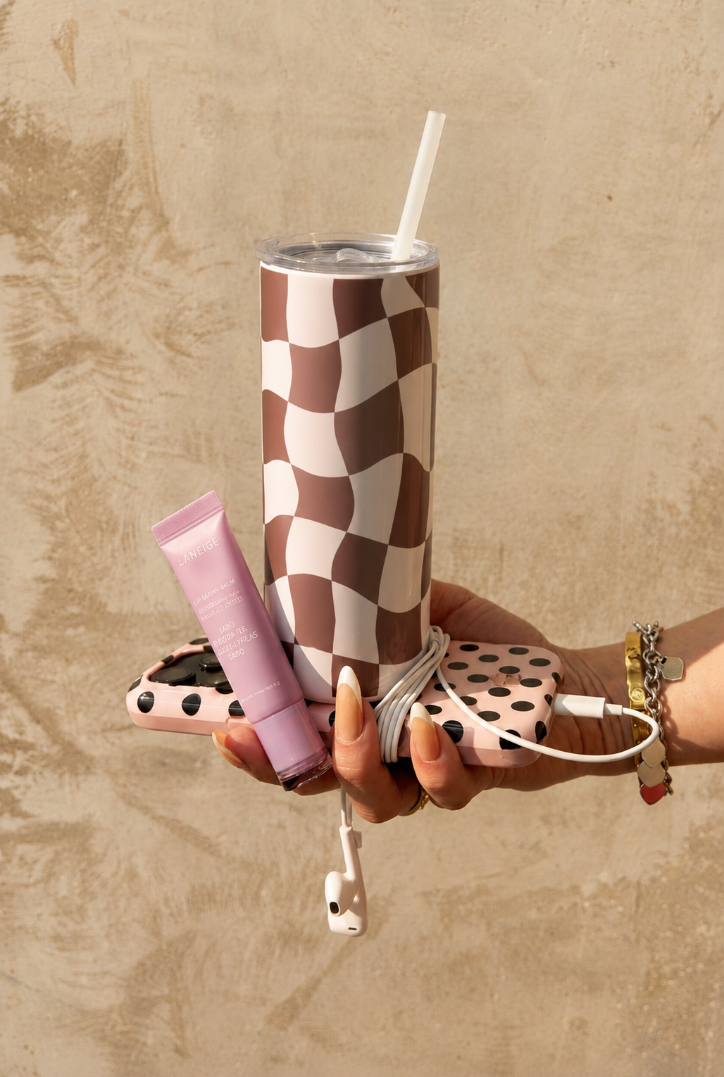 Colossal Tumbler 700ML with Straw | Aesthetic Girlie Print |Double Walled Insulated Tumbler 7-8 hrs 1219 Avenue