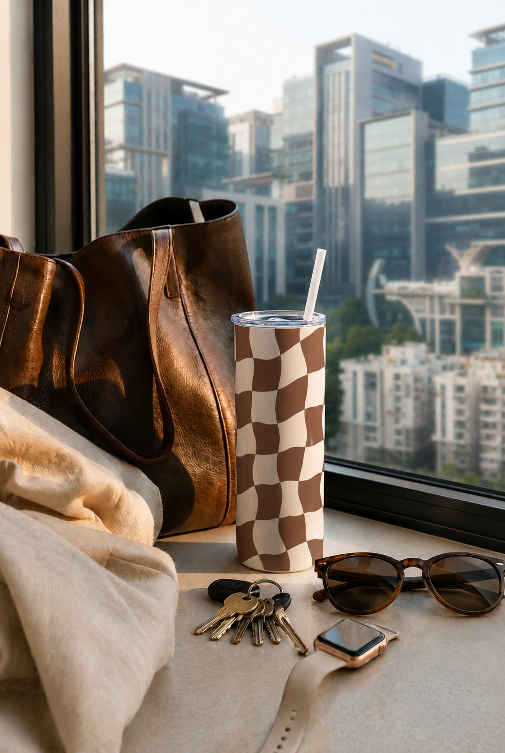 Colossal Tumbler 700ML with Straw | Aesthetic Girlie Print |Double Walled Insulated Tumbler 7-8 hrs 1219 Avenue