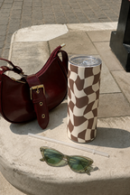 Colossal Tumbler 700ML with Straw | Aesthetic Girlie Print |Double Walled Insulated Tumbler 7-8 hrs 1219 Avenue