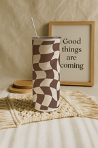 Colossal Tumbler 700ML with Straw | Aesthetic Girlie Print |Double Walled Insulated Tumbler 7-8 hrs 1219 Avenue India