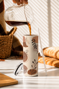 Colossal Tumbler 700ML with Straw| Artisan Vibes Print |Double Walled Insulated Tumbler 7-8 hrs 1219 Avenue