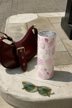 Colossal Tumbler 700ML with Straw | Coastal Blush Print | Double Walled Insulated Hot & Cold Tumbler 7–8 Hours 1219 Avenue