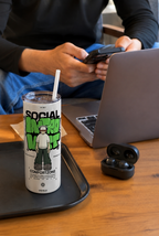 Colossal Tumbler 700ML with Straw | Do Not Disturb Print | Double Walled Insulated Hot & Cold Tumbler 7–8 Hours 1219 Avenue