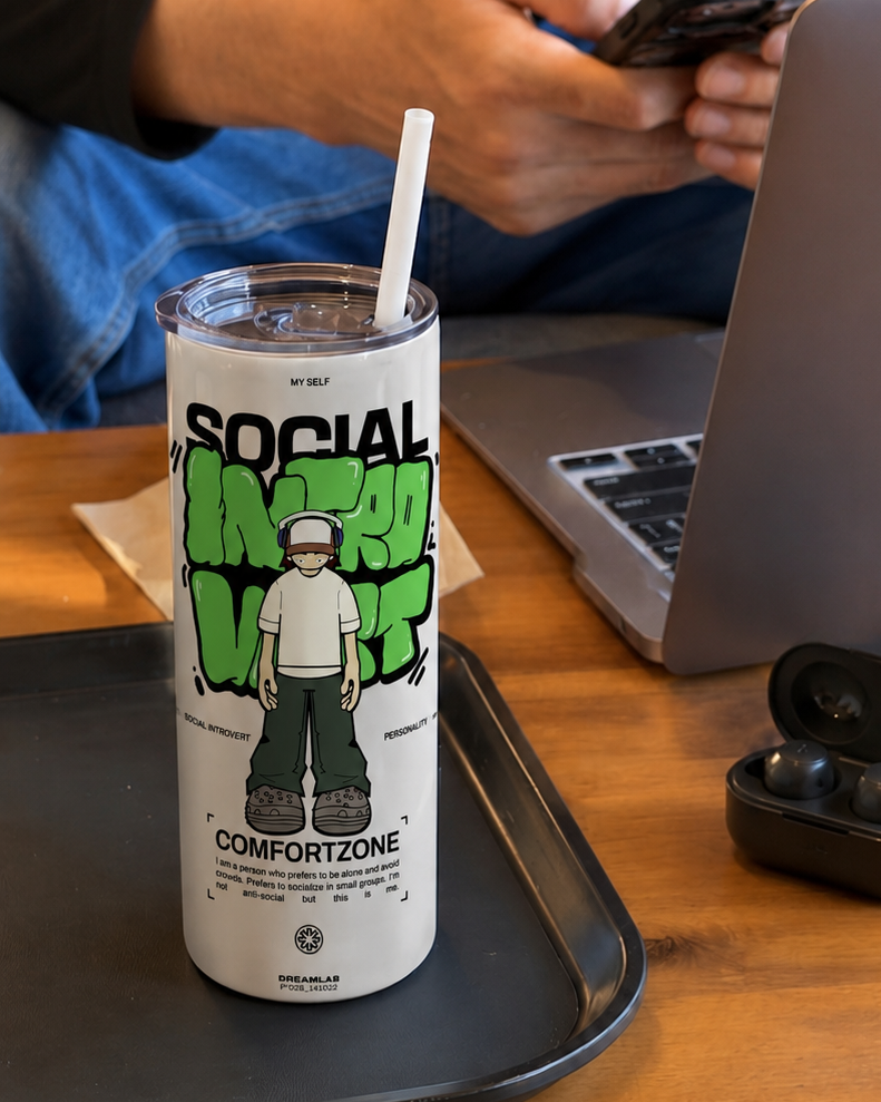 Colossal Tumbler 700ML with Straw | Do Not Disturb Print | Double Walled Insulated Hot & Cold Tumbler 7–8 Hours 1219 Avenue