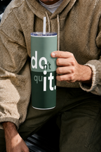 Colossal Tumbler 700ML with Straw | Don't Quit Print | Double Walled Insulated Hot & Cold Tumbler 7–8 Hours 1219 Avenue