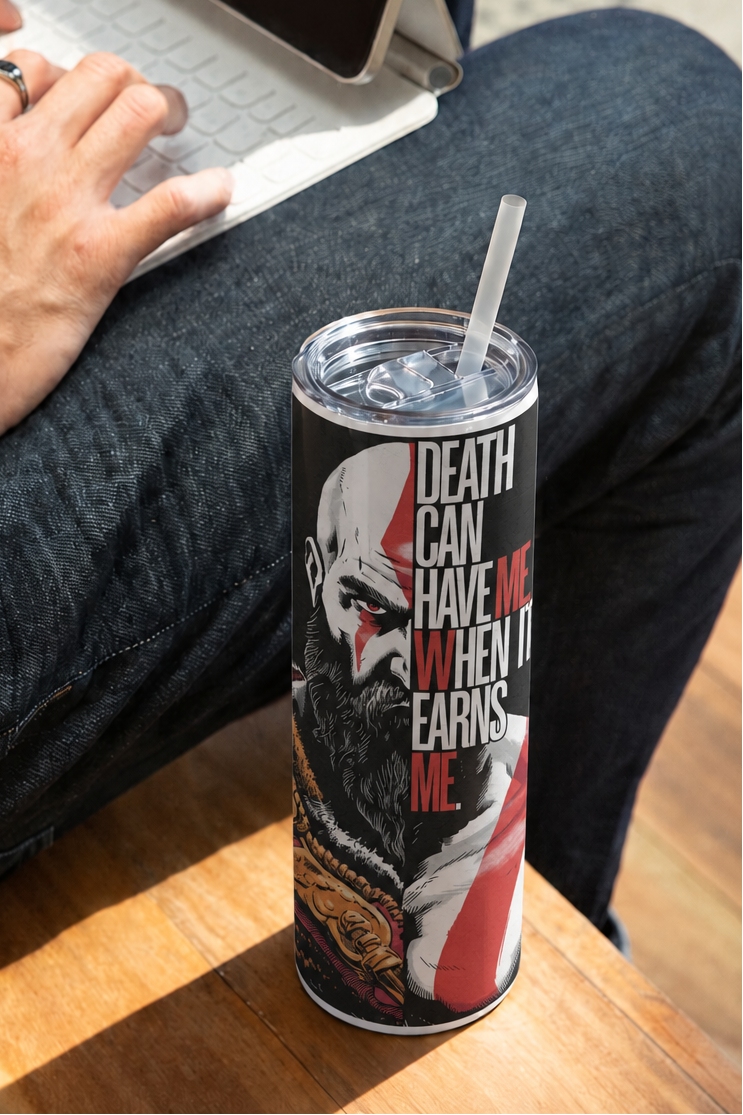 Colossal Tumbler 700ML with Straw | Forged Resolve Print | Double Walled Insulated Hot & Cold Tumbler 7–8 Hours 1219 Avenue
