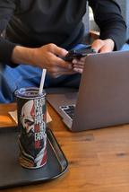 Colossal Tumbler 700ML with Straw | Forged Resolve Print | Double Walled Insulated Hot & Cold Tumbler 7–8 Hours 1219 Avenue