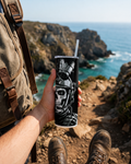 Colossal Tumbler 700ML with Straw | Ghost Protocol Print | Double Walled Insulated Hot & Cold Tumbler 7–8 Hours 1219 Avenue