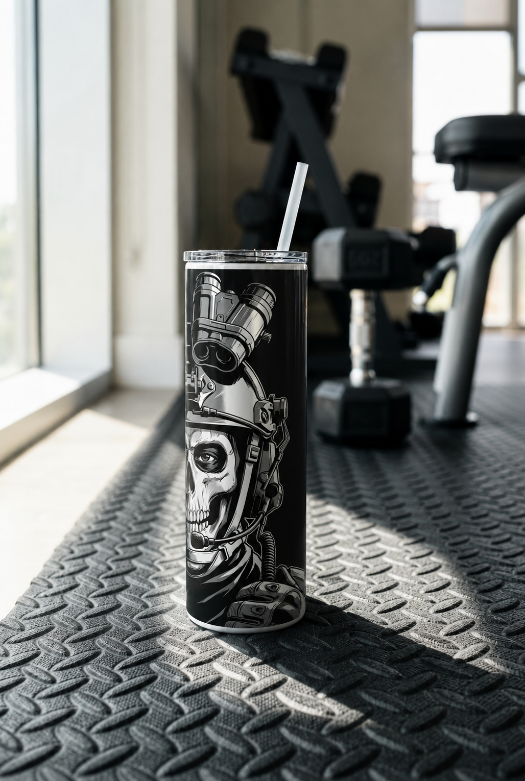 Colossal Tumbler 700ML with Straw | Ghost Protocol Print | Double Walled Insulated Hot & Cold Tumbler 7–8 Hours 1219 Avenue