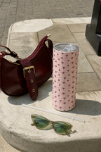 Colossal Tumbler 700ML with Straw| Heart Strings Print |Double Walled Insulated Tumbler 7-8 hrs 1219 Avenue