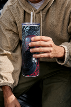 Colossal Tumbler 700ML with Straw | Knightfall Velocity Print | Double Walled Insulated Hot & Cold Tumbler 7–8 Hours 1219 Avenue