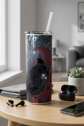 Colossal Tumbler 700ML with Straw | Knightfall Velocity Print | Double Walled Insulated Hot & Cold Tumbler 7–8 Hours 1219 Avenue