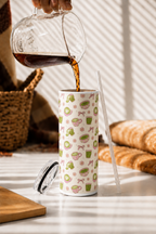 Colossal Tumbler 700ML with Straw | Matcha Charm Print | Double Walled Insulated Hot & Cold Tumbler 7–8 Hours 1219 Avenue