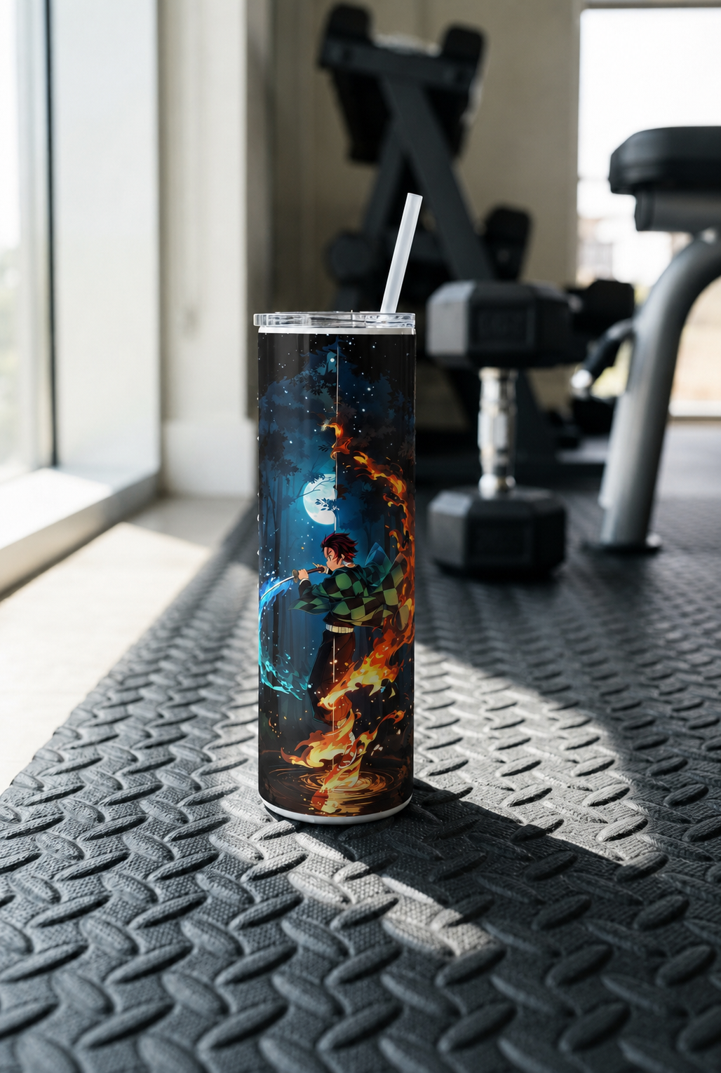 Colossal Tumbler 700ML with Straw | Midnight Breathing Print | Double Walled Insulated Hot & Cold Tumbler 7–8 Hours 1219 Avenue