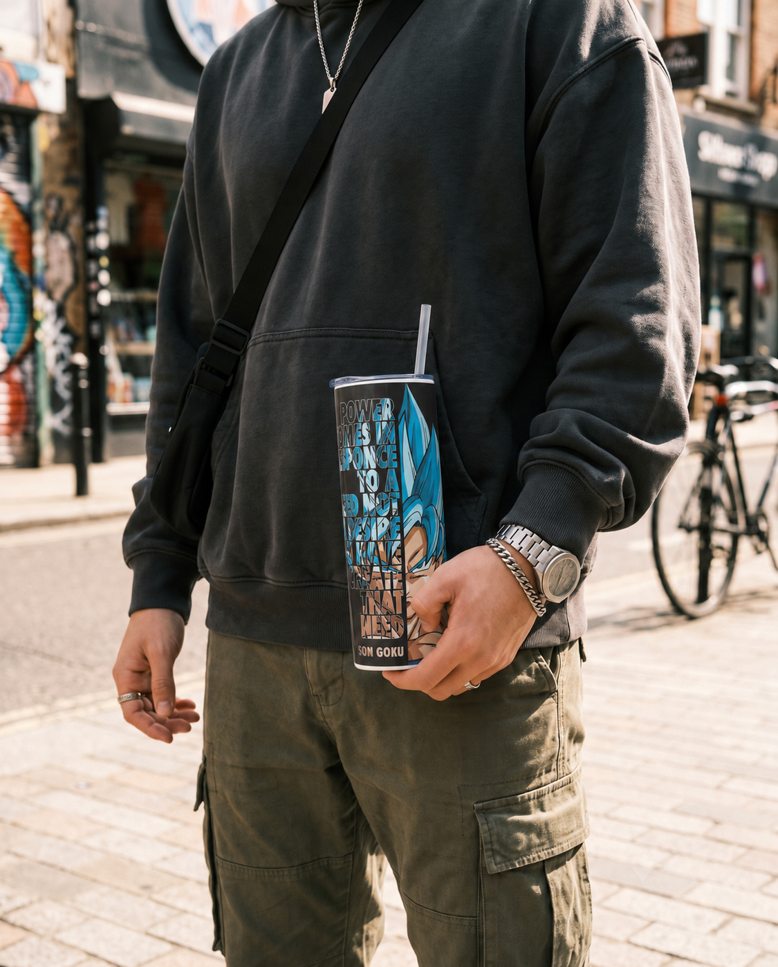 Colossal Tumbler 700ML with Straw | Peak Evolution Print | Double Walled Insulated Hot & Cold Tumbler 7–8 Hours 1219 Avenue