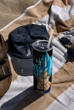 Colossal Tumbler 700ML with Straw | Peak Evolution Print | Double Walled Insulated Hot & Cold Tumbler 7–8 Hours 1219 Avenue