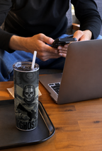 Colossal Tumbler 700ML with Straw | Phantom Protocol Print | Double Walled Insulated Hot & Cold Tumbler 7–8 Hours 1219 Avenue