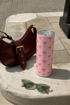 Colossal Tumbler 700ML with Straw| Sparkles And Bows All Over Print |Double Walled Insulated Tumbler 7-8 hrs 1219 Avenue