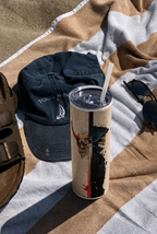 Colossal Tumbler 700ML with Straw | Split Soul Print | Double Walled Insulated Hot & Cold Tumbler 7–8 Hours 1219 Avenue