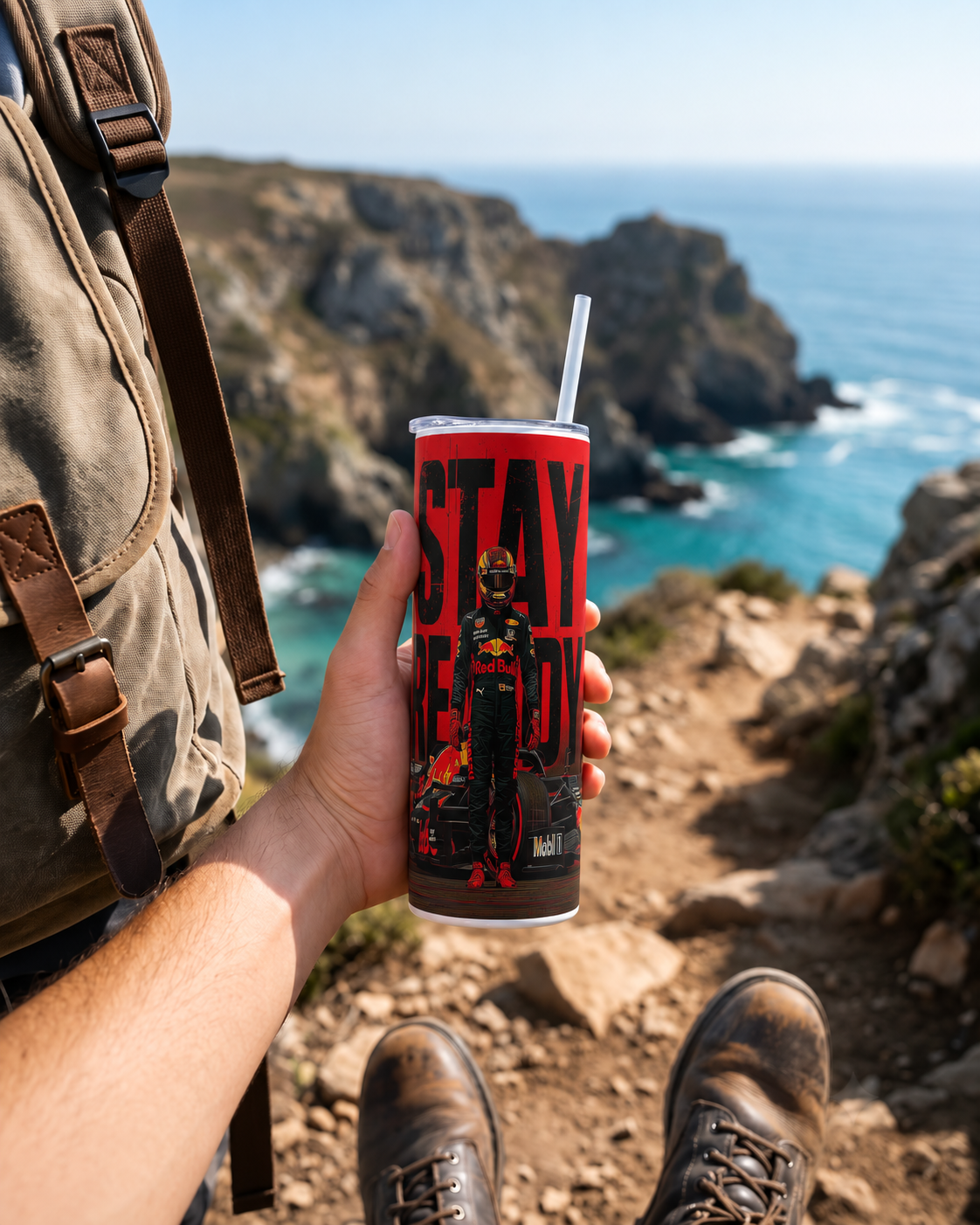 Colossal Tumbler 700ML with Straw | Star Boy Print | Double Walled Insulated Hot & Cold Tumbler 7–8 Hours 1219 Avenue