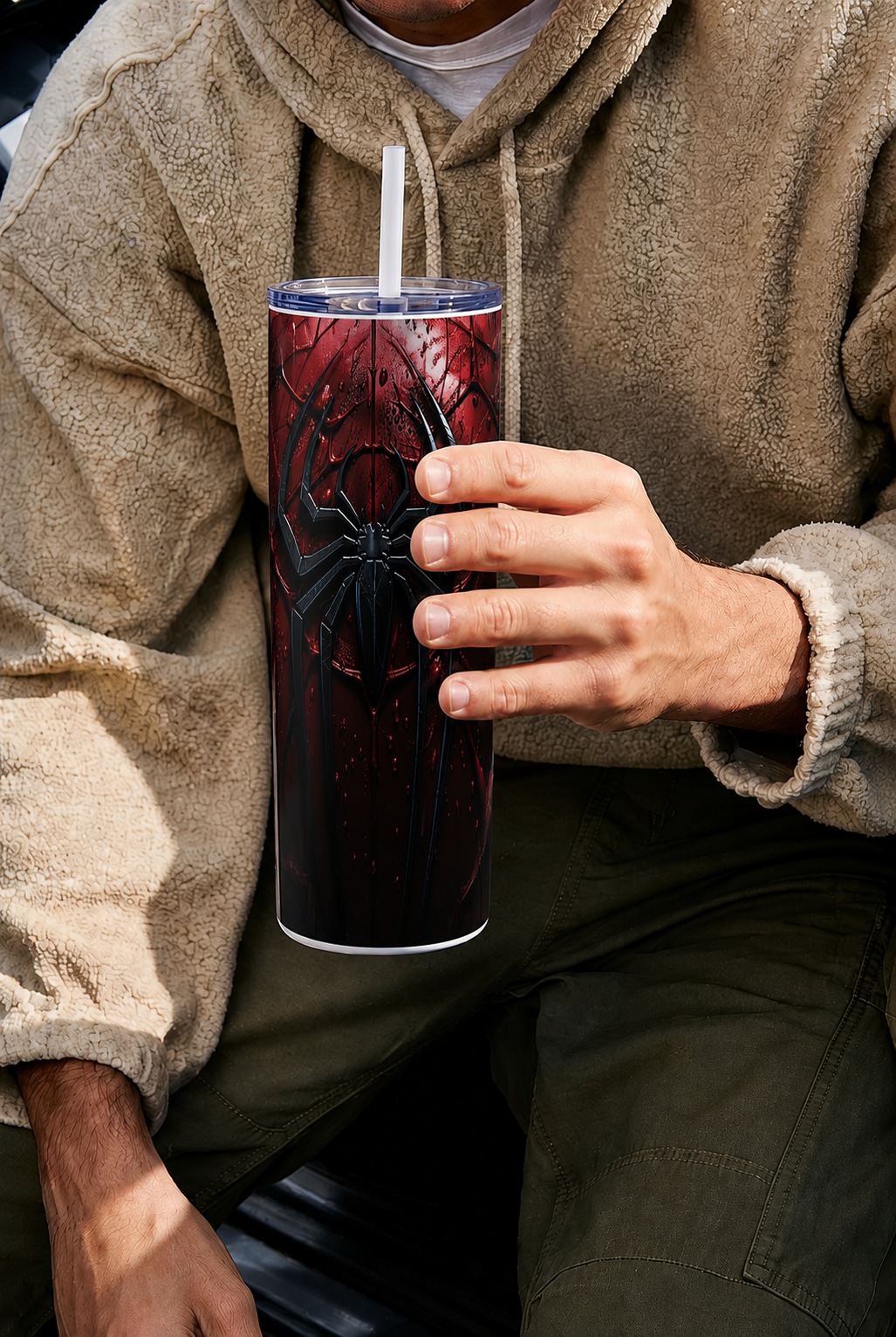 Colossal Tumbler 700ML with Straw | Venom Core Print | Double Walled Insulated Hot & Cold Tumbler 7–8 Hours 1219 Avenue