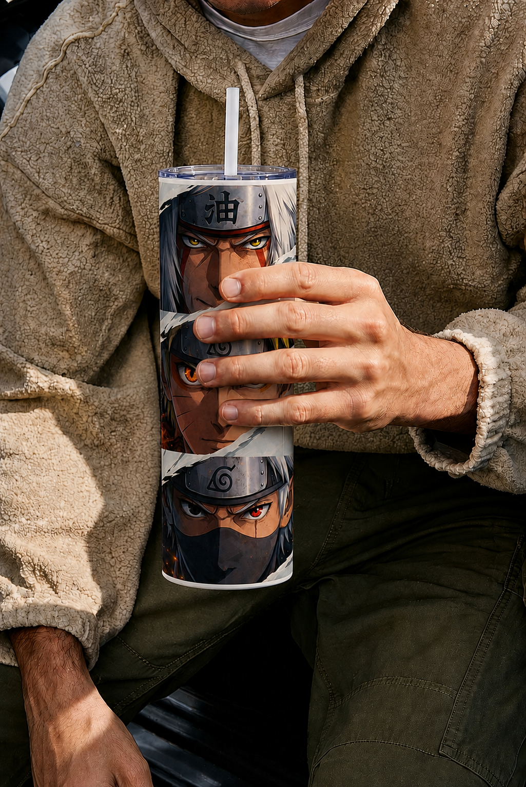 Colossal Tumbler 700ML with Straw | Will Of Fire Print | Double Walled Insulated Hot & Cold Tumbler 7–8 Hours 1219 Avenue