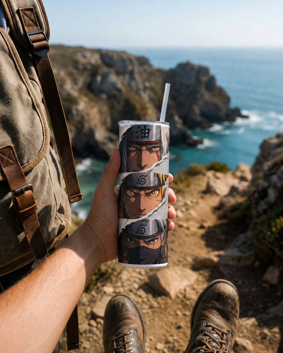 Colossal Tumbler 700ML with Straw | Will Of Fire Print | Double Walled Insulated Hot & Cold Tumbler 7–8 Hours 1219 Avenue