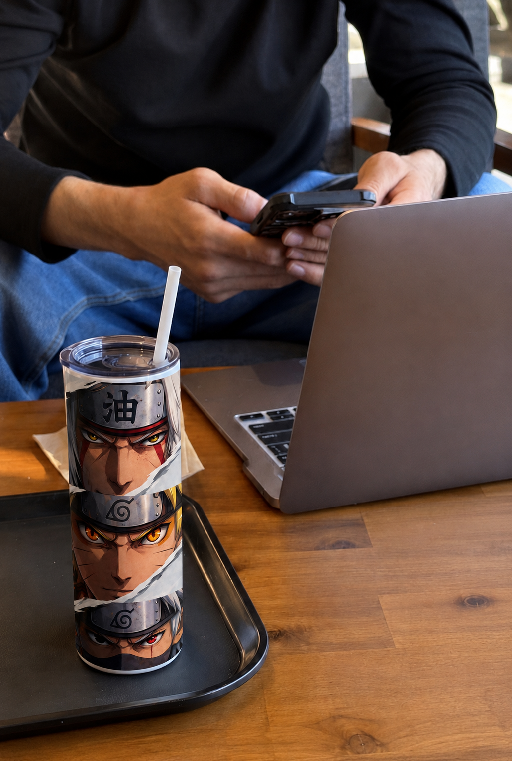 Colossal Tumbler 700ML with Straw | Will Of Fire Print | Double Walled Insulated Hot & Cold Tumbler 7–8 Hours 1219 Avenue