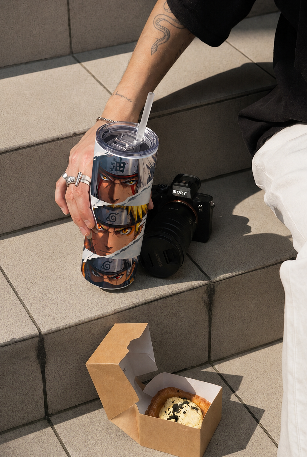 Colossal Tumbler 700ML with Straw | Will Of Fire Print | Double Walled Insulated Hot & Cold Tumbler 7–8 Hours 1219 Avenue