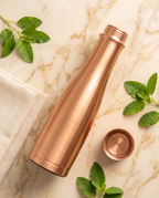 Copper Crown Bottle 750ml | 99% Pure Copper Water Bottle | Leakproof | Premium Ayurvedic Copper Drinking Bottle for Daily Hydration 1219 Avenue