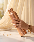 Copper Majesty Bottle 1000ml | 99% Pure Copper Water Bottle | Leakproof | Premium Ayurvedic Copper Drinking Bottle for Daily Hydration 1219 Avenue