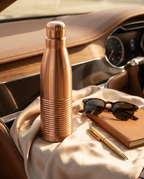 Copper PureSip Bottle 1000ml | 99% Pure Copper Water Bottle | Leakproof | Ayurvedic Copper Bottle | Premium Copper Drinking Bottle 1219 Avenue