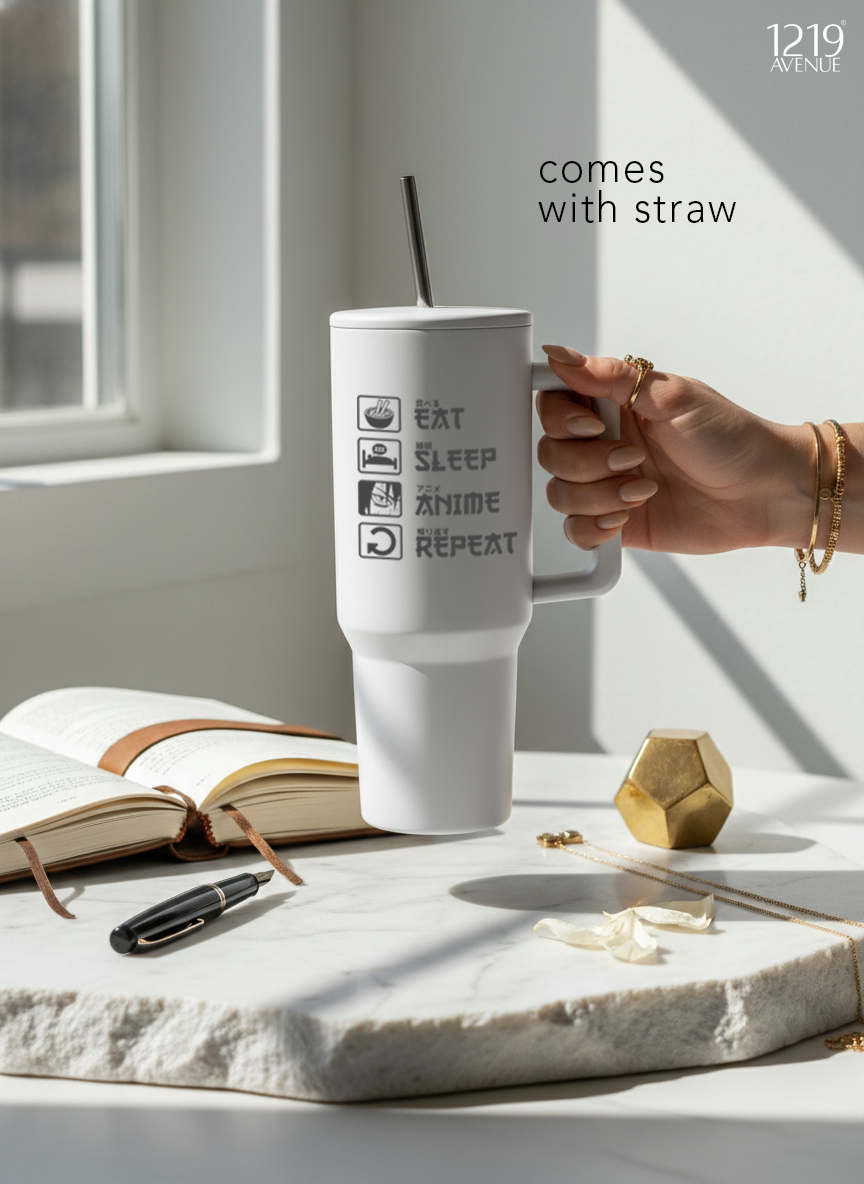 Elance WayFay Gen 3 1.2 ltr | 100% Leak-Proof | Anime Repeat | Double Walled Insulated Hot & Cold 18+ Hrs | 1200 ML 1219 Avenue