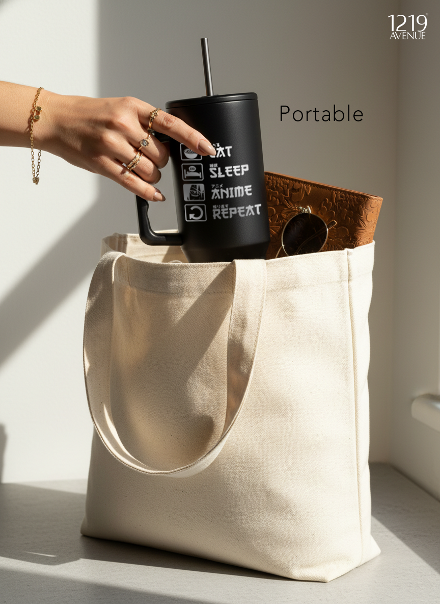 Elance WayFay Gen 3 1.2 ltr | 100% Leak-Proof | Anime Repeat | Double Walled Insulated Hot & Cold 18+ Hrs | 1200 ML 1219 Avenue