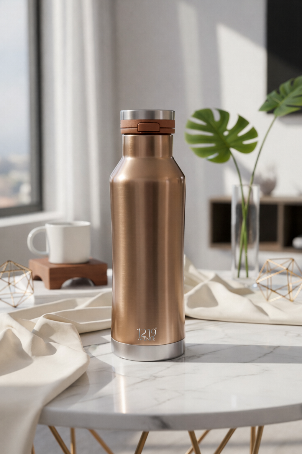 Elora Flip Top Lock Insulated Bottle – 750ml | 12hrs+ Hot & Cold | Premium Gifting | 3 Stunning Colors| 750ml bottles 1219 Avenue