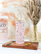 Frosted Grande Sipper 650ml| Cat Lover All Over Print| 20oz Tall Tumbler with Straw and Lid 1219 Avenue