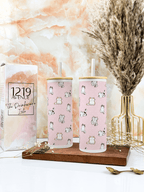 Frosted Grande Sipper 650ml| Cat Lover All Over Print| 20oz Tall Tumbler with Straw and Lid 1219 Avenue