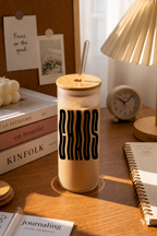 Frosted Grande Sipper 650ml| Chaos Print| 20oz Tall Tumbler with Straw and Lid 1219 Avenue