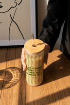 Frosted Grande Sipper 650ml| Figure It Out Print| 20oz Tall Tumbler with Straw and Lid 1219 Avenue
