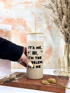 Frosted Grande Sipper 650ml| Its Me Only Print| 20oz Tall Tumbler with straw and lid 1219 Avenue India