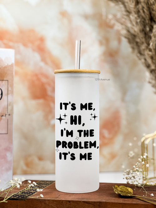 Frosted Grande Sipper 650ml| Its Me Only Print| 20oz Tall Tumbler with straw and lid 1219 Avenue India
