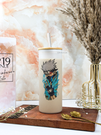 Frosted Grande Sipper 650ml| Kakashi Naruto Print| 20oz Tall Tumbler with Straw and Lid 1219 Avenue
