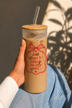 Frosted Grande Sipper 650ml|Little Wins Print| 20oz Tall Tumbler with Straw and Lid 1219 Avenue