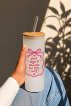 Frosted Grande Sipper 650ml|Little Wins Print| 20oz Tall Tumbler with Straw and Lid 1219 Avenue