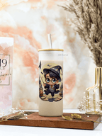 Frosted Grande Sipper 650ml| Mystical Potter H.P Print| 20oz Tall Tumbler with Straw and Lid 1219 Avenue