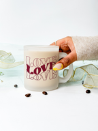 Frosted Mug 350ml | love Permanent Print | Pocket Picks Mugs 1219 Avenue India