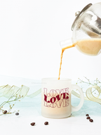 Frosted Mug 350ml | love Permanent Print | Pocket Picks Mugs 1219 Avenue India