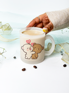 Frosted Mug 350ml | Milk & Mocha Print | Pocket Picks Mugs 1219 Avenue India