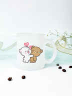 Frosted Mug 350ml | Milk & Mocha Print | Pocket Picks Mugs 1219 Avenue India